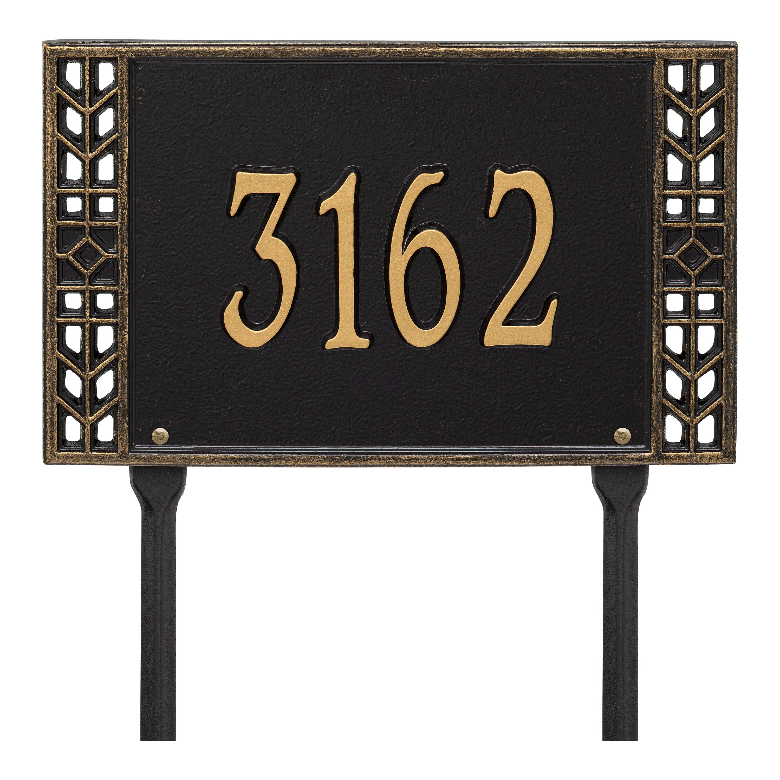 Boston Standard Lawn Address Plaque