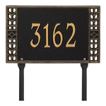 Boston Standard Lawn Address Plaque