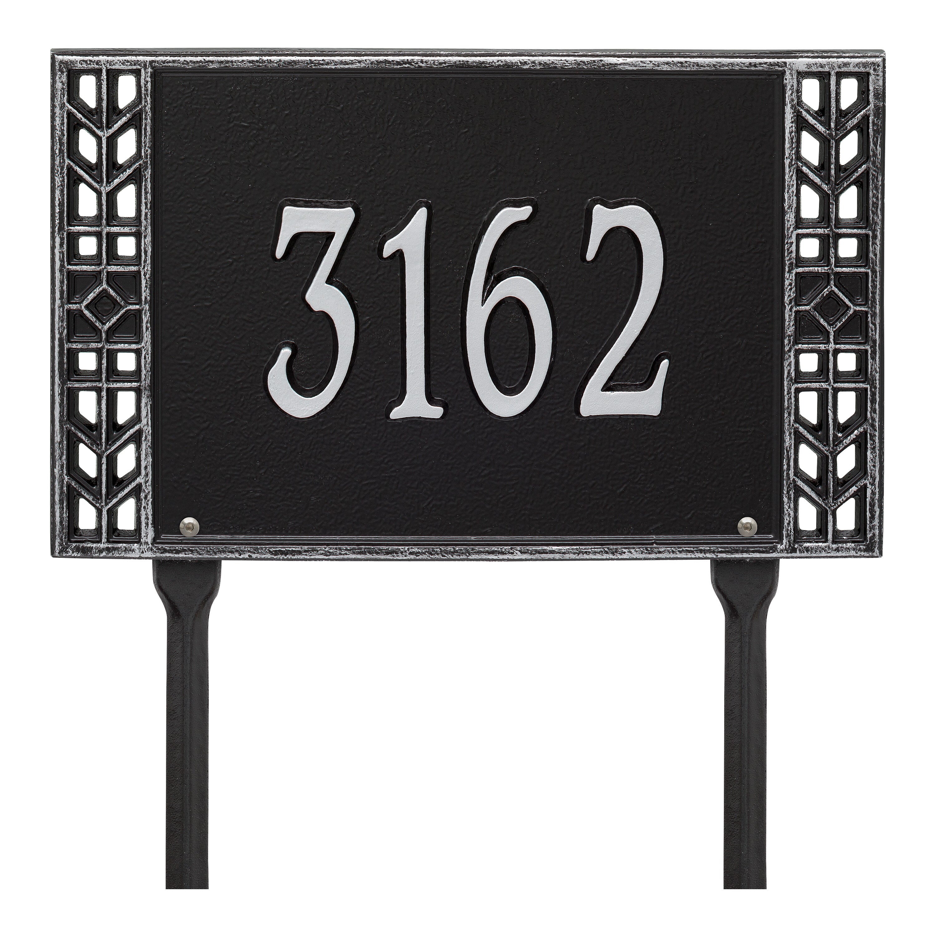 Boston Standard Lawn Address Plaque