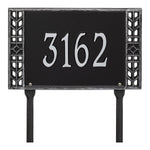 Boston Standard Lawn Address Plaque