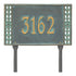 Boston Standard Lawn Address Plaque