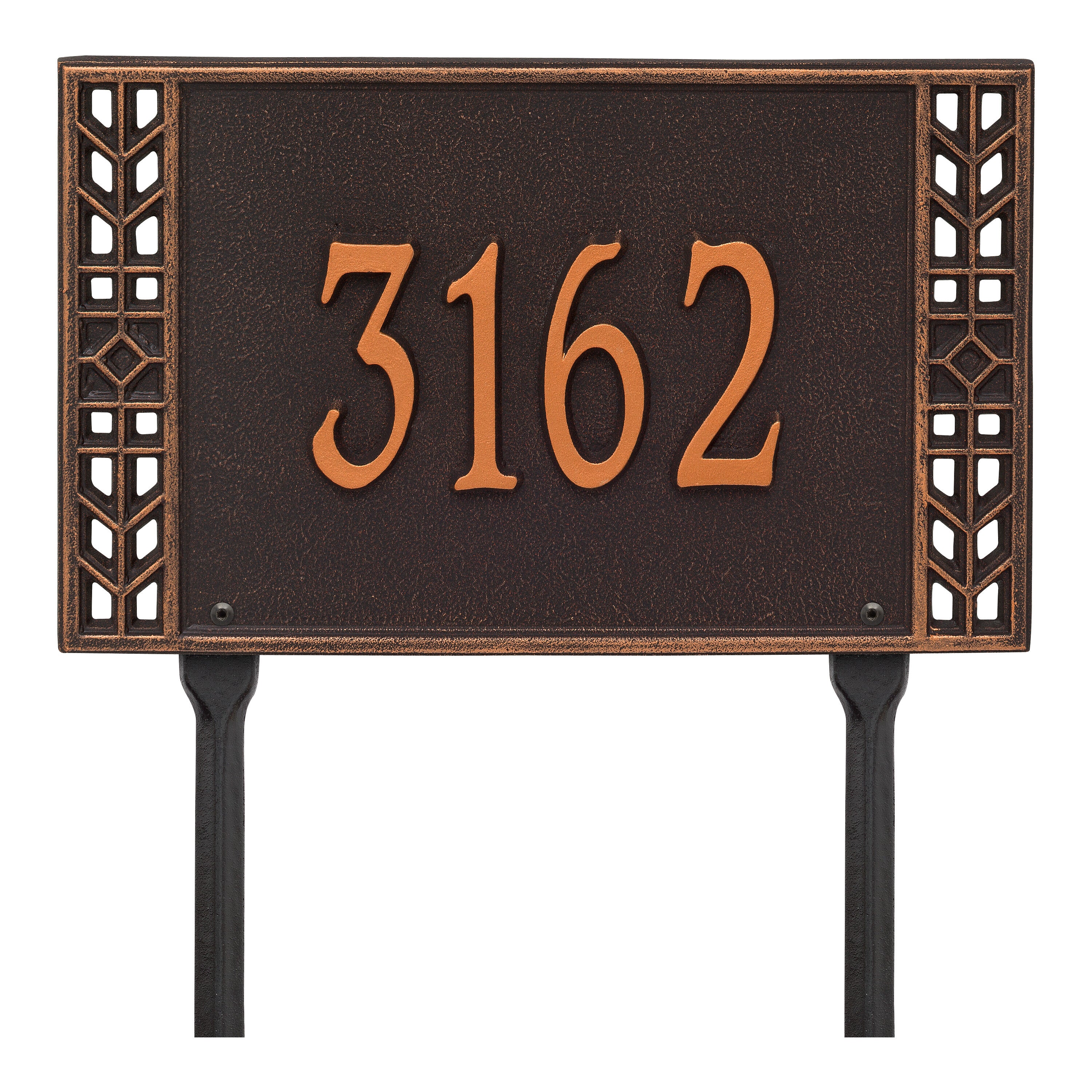 Boston Standard Lawn Address Plaque