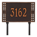 Boston Standard Lawn Address Plaque