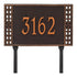 Boston Standard Lawn Address Plaque