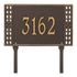 Boston Standard Lawn Address Plaque