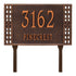 Boston Standard Lawn Address Plaque