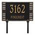 Boston Standard Lawn Address Plaque