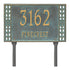 Boston Standard Lawn Address Plaque