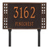 Boston Standard Lawn Address Plaque