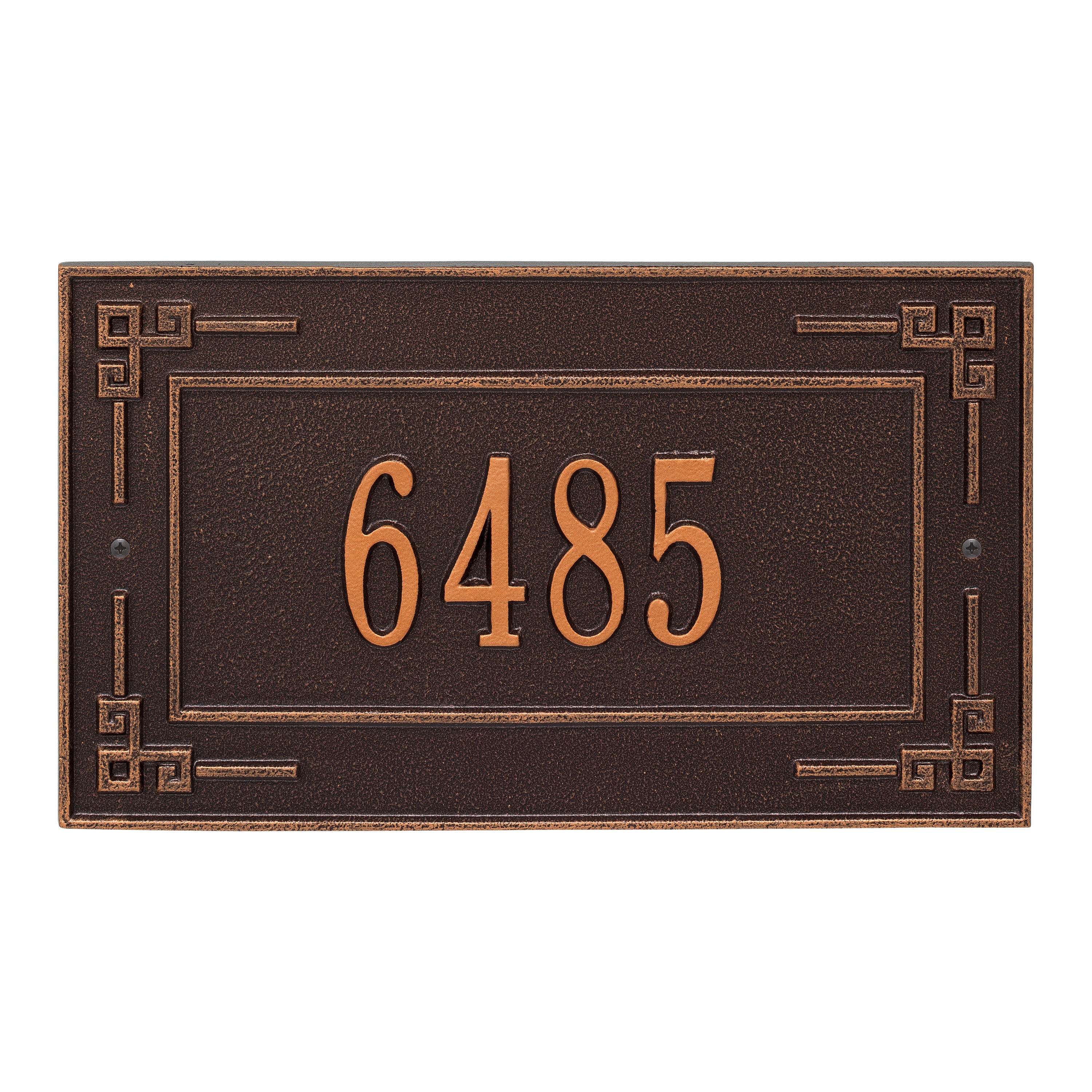 Key Corner Standard Wall Address Plaque