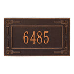 Key Corner Standard Wall Address Plaque