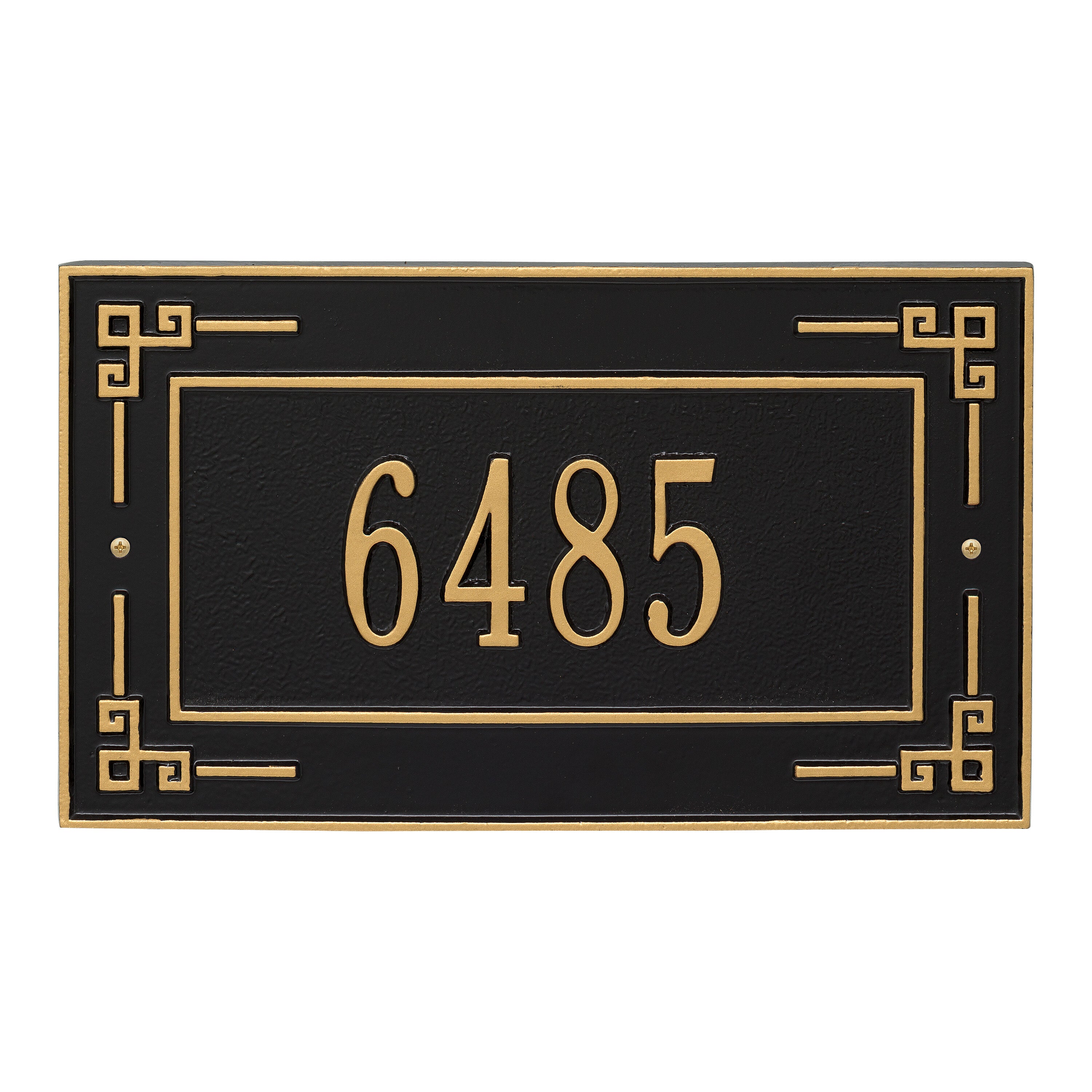 Key Corner Standard Wall Address Plaque