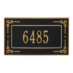 Key Corner Standard Wall Address Plaque