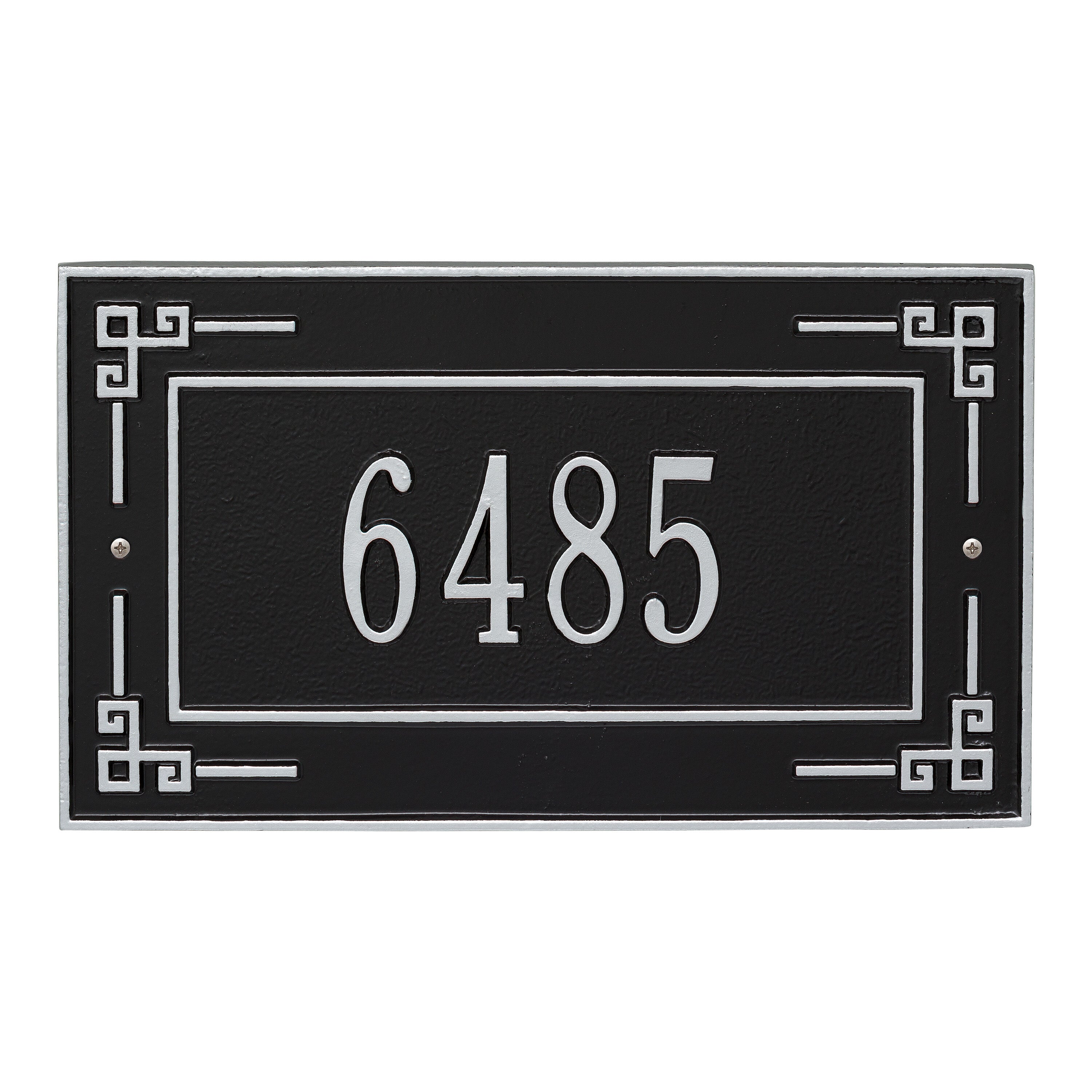 Key Corner Standard Wall Address Plaque