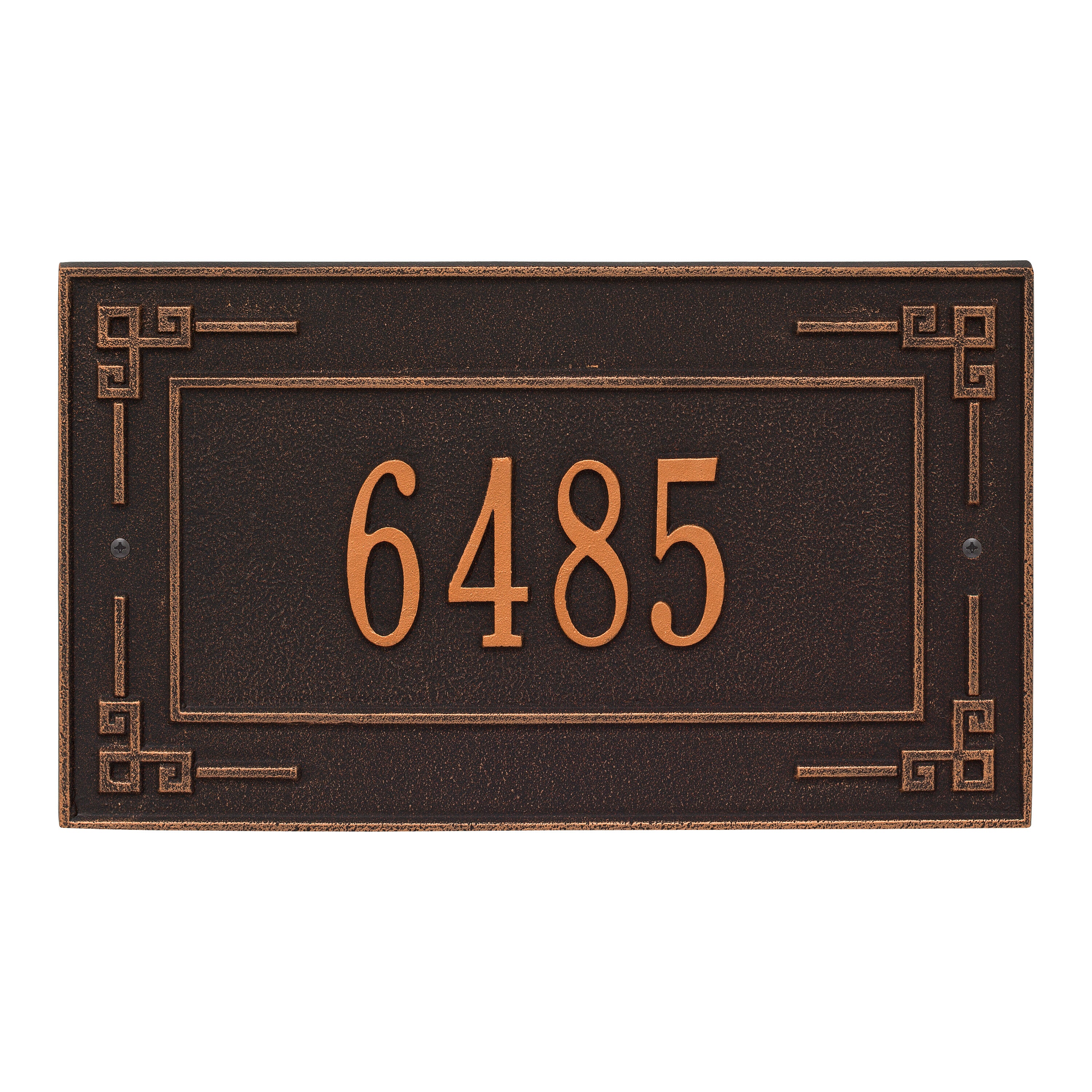 Key Corner Standard Wall Address Plaque