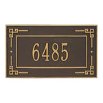 Key Corner Standard Wall Address Plaque