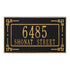 Key Corner Standard Wall Address Plaque
