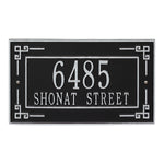 Key Corner Standard Wall Address Plaque
