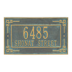 Key Corner Standard Wall Address Plaque