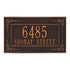 Key Corner Standard Wall Address Plaque