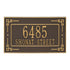 Key Corner Standard Wall Address Plaque