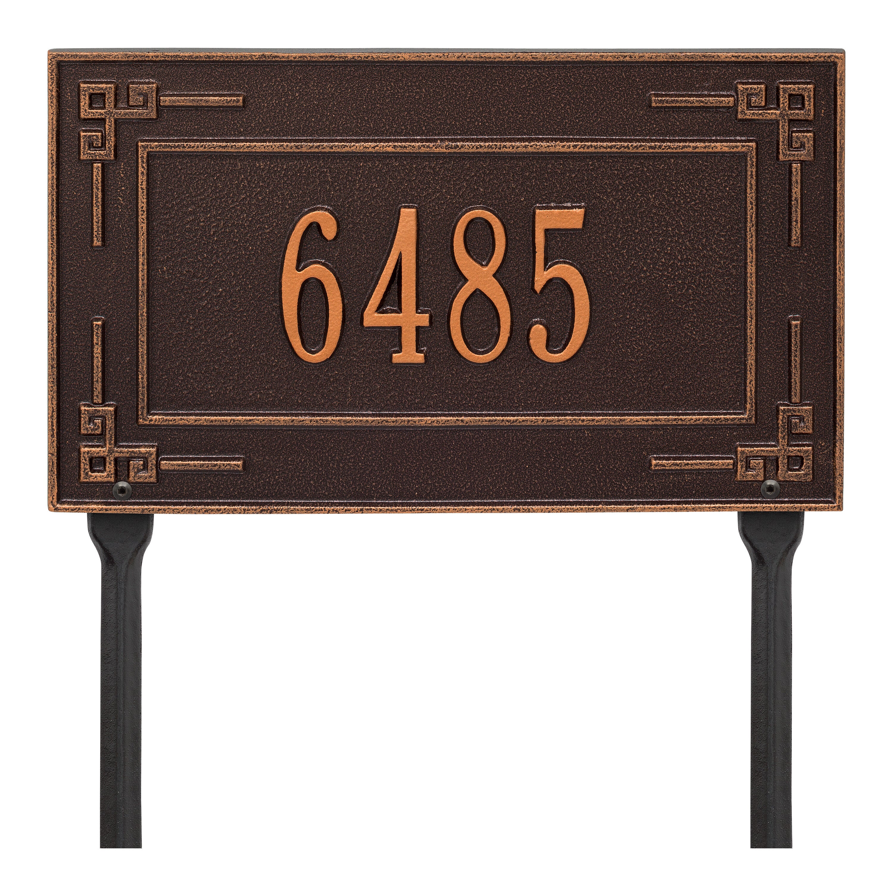 Key Corner Standard Lawn Address Plaque