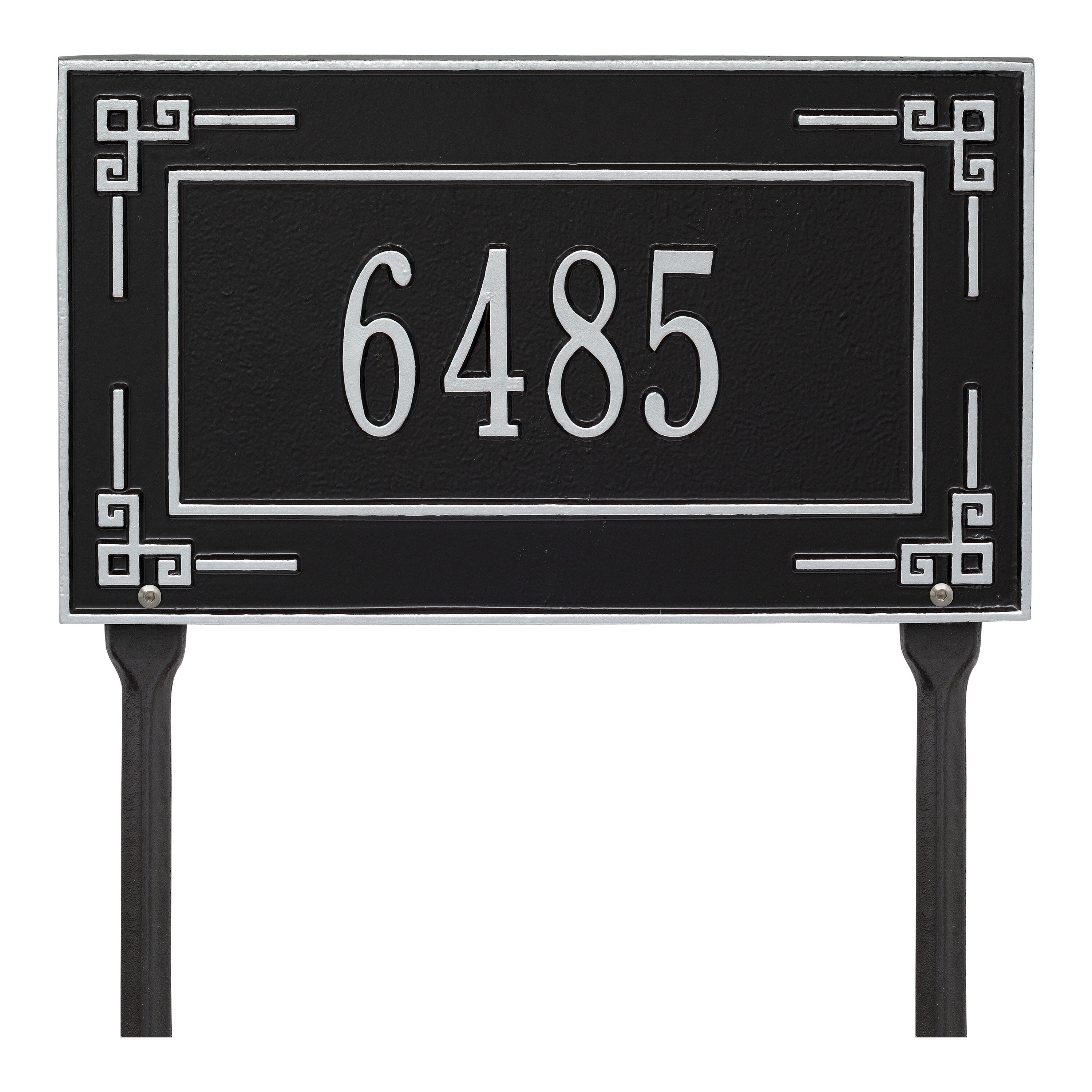 Key Corner Standard Lawn Address Plaque