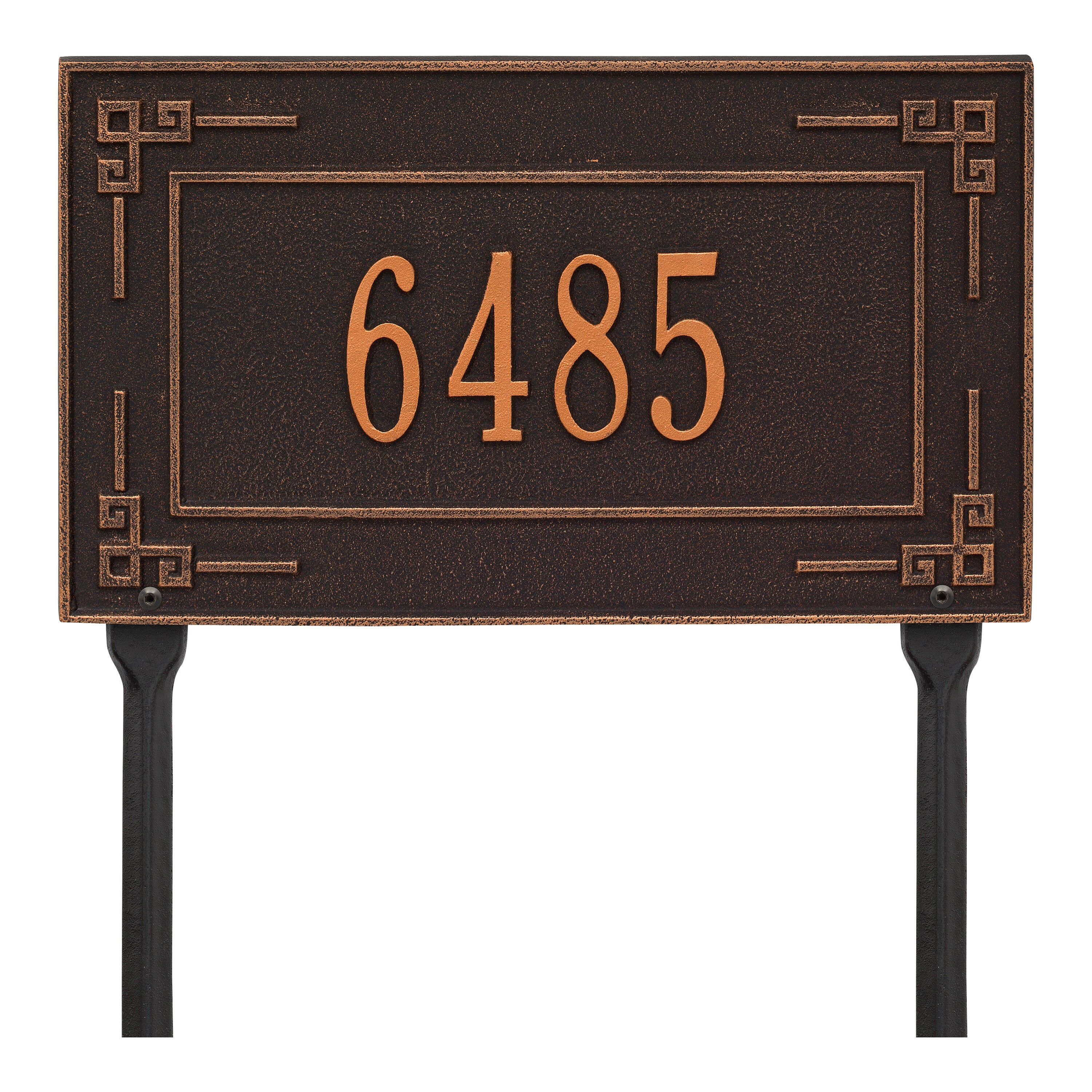 Key Corner Standard Lawn Address Plaque