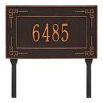 Key Corner Standard Lawn Address Plaque