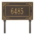 Key Corner Standard Lawn Address Plaque