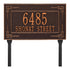 Key Corner Standard Lawn Address Plaque