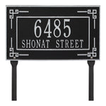 Key Corner Standard Lawn Address Plaque