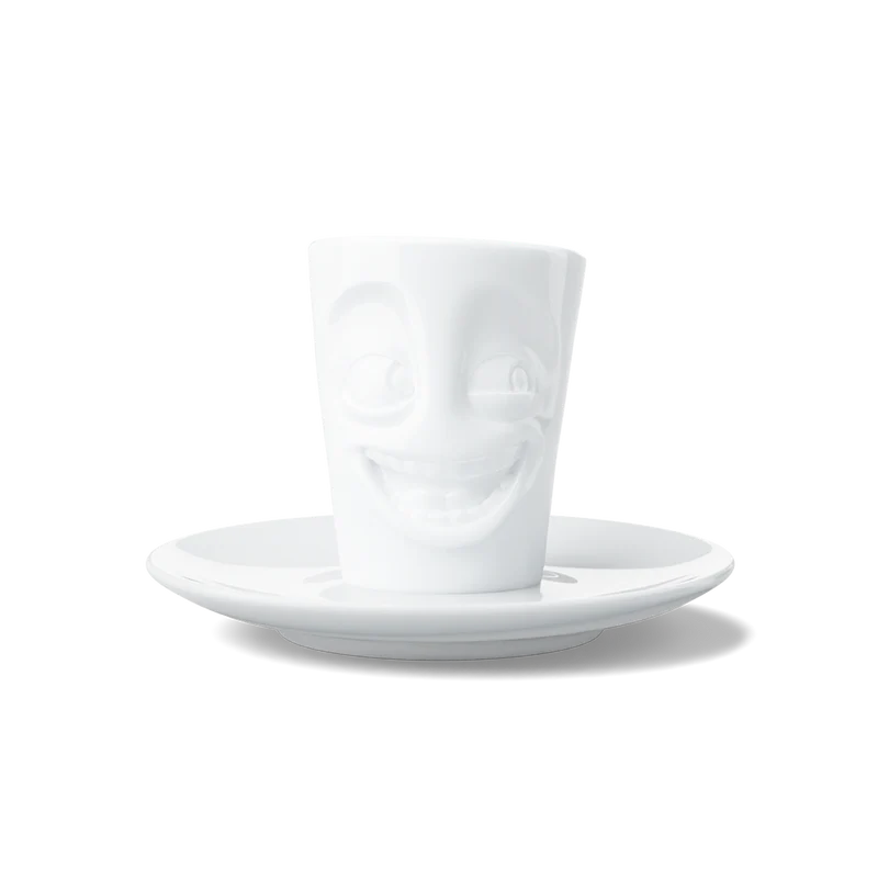 Espresso Cup and Saucer - Joking