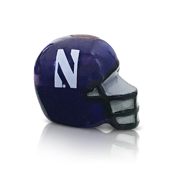 Nora Fleming Mini | Northwestern University Helmet