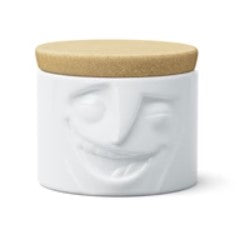 Cheerful Face Storage Jar
