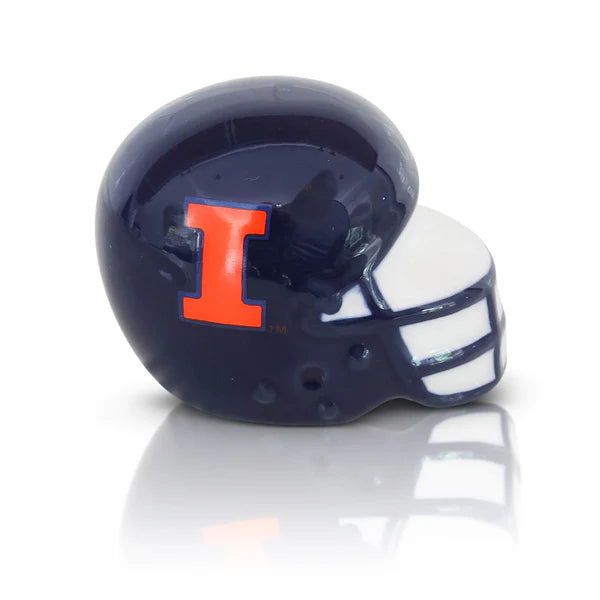 Nora Fleming Mini | University of Illinois Helmet