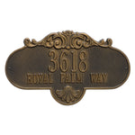 Rochelle Grande Wall Address Plaque