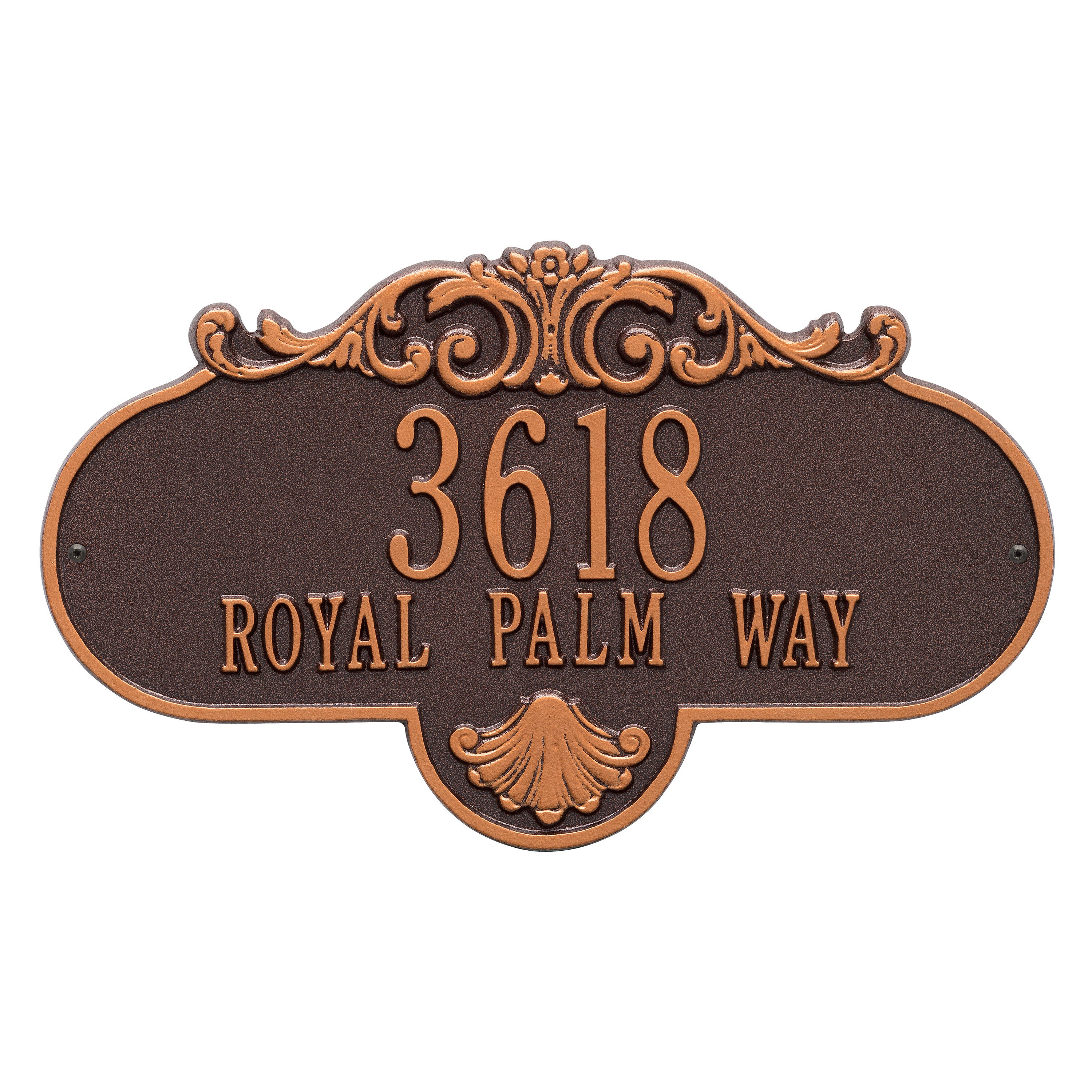 Rochelle Grande Wall Address Plaque