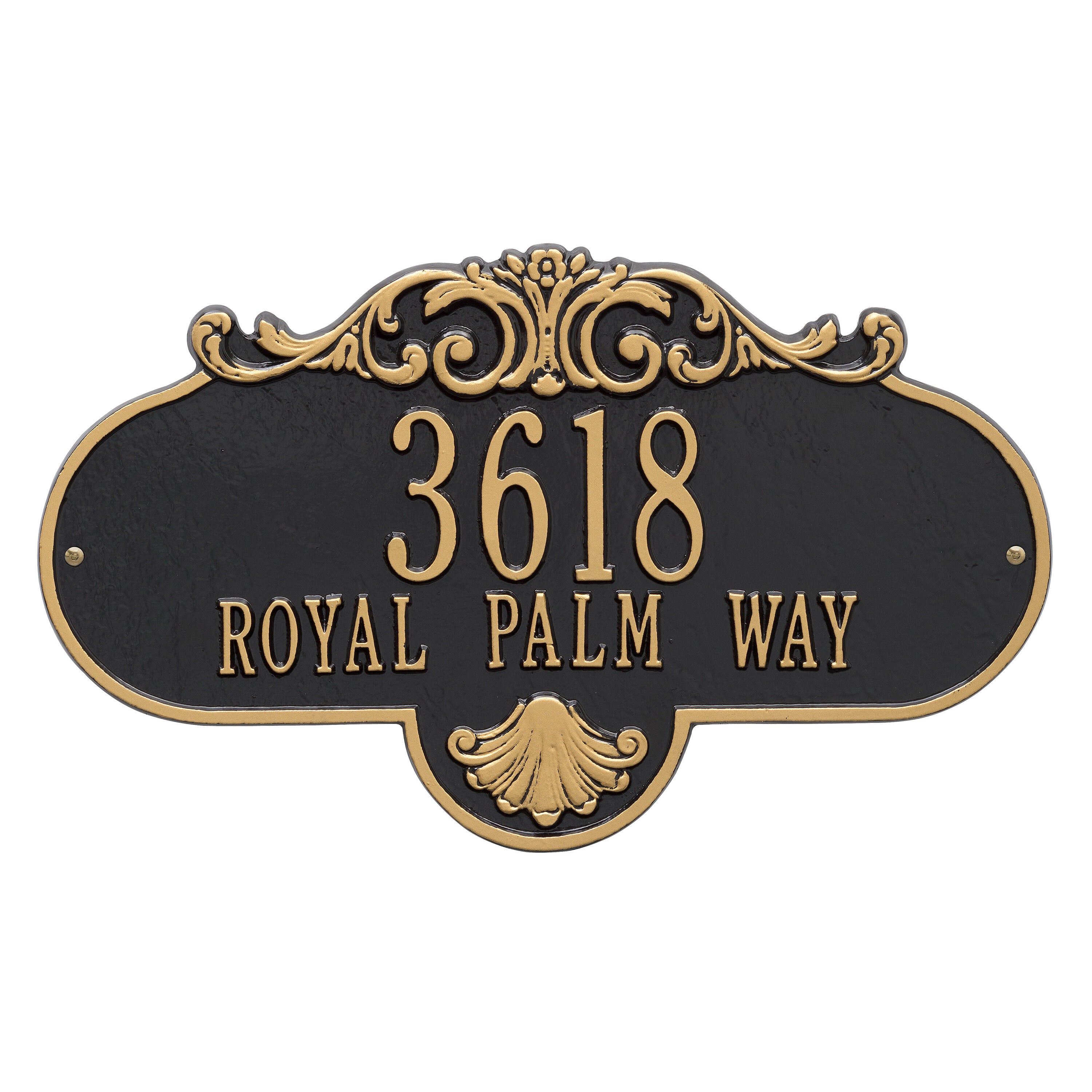 Rochelle Grande Wall Address Plaque