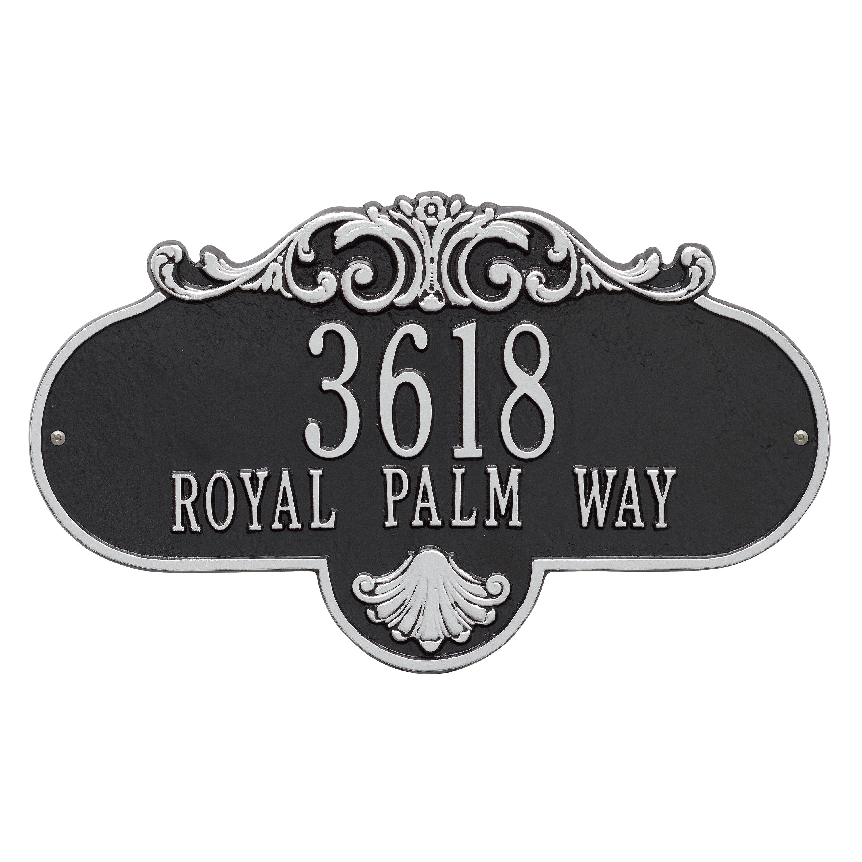 Rochelle Grande Wall Address Plaque
