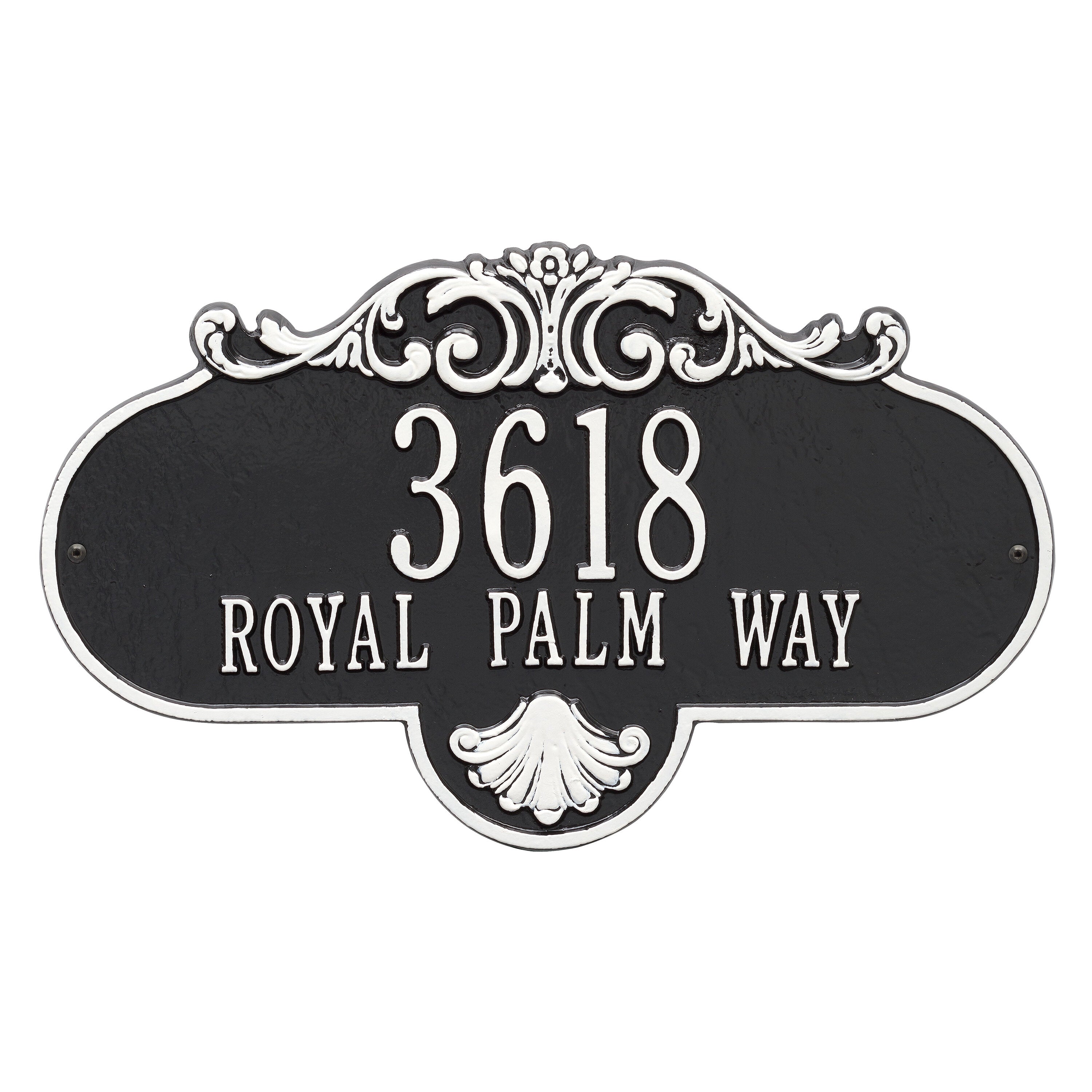 Rochelle Grande Wall Address Plaque