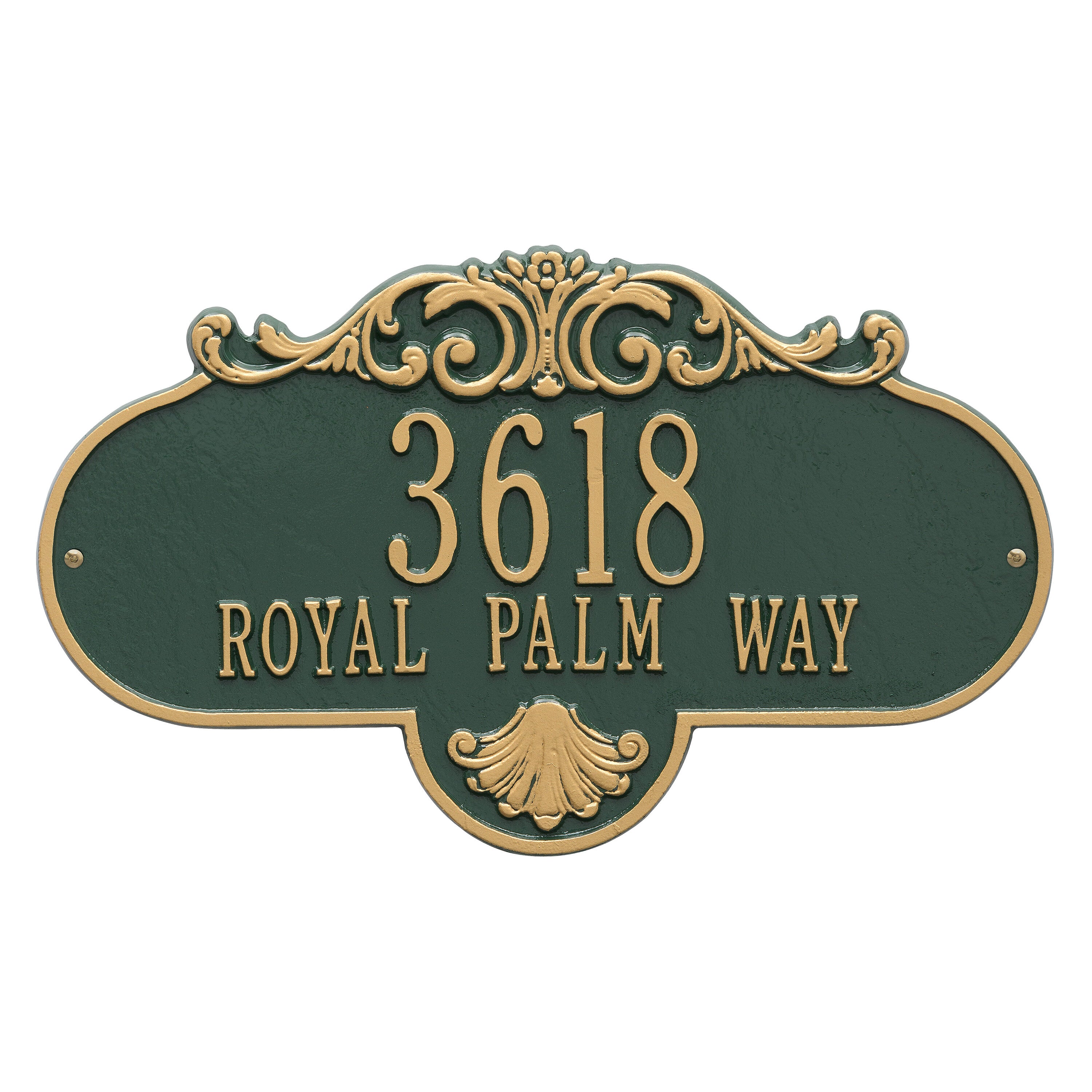Rochelle Grande Wall Address Plaque