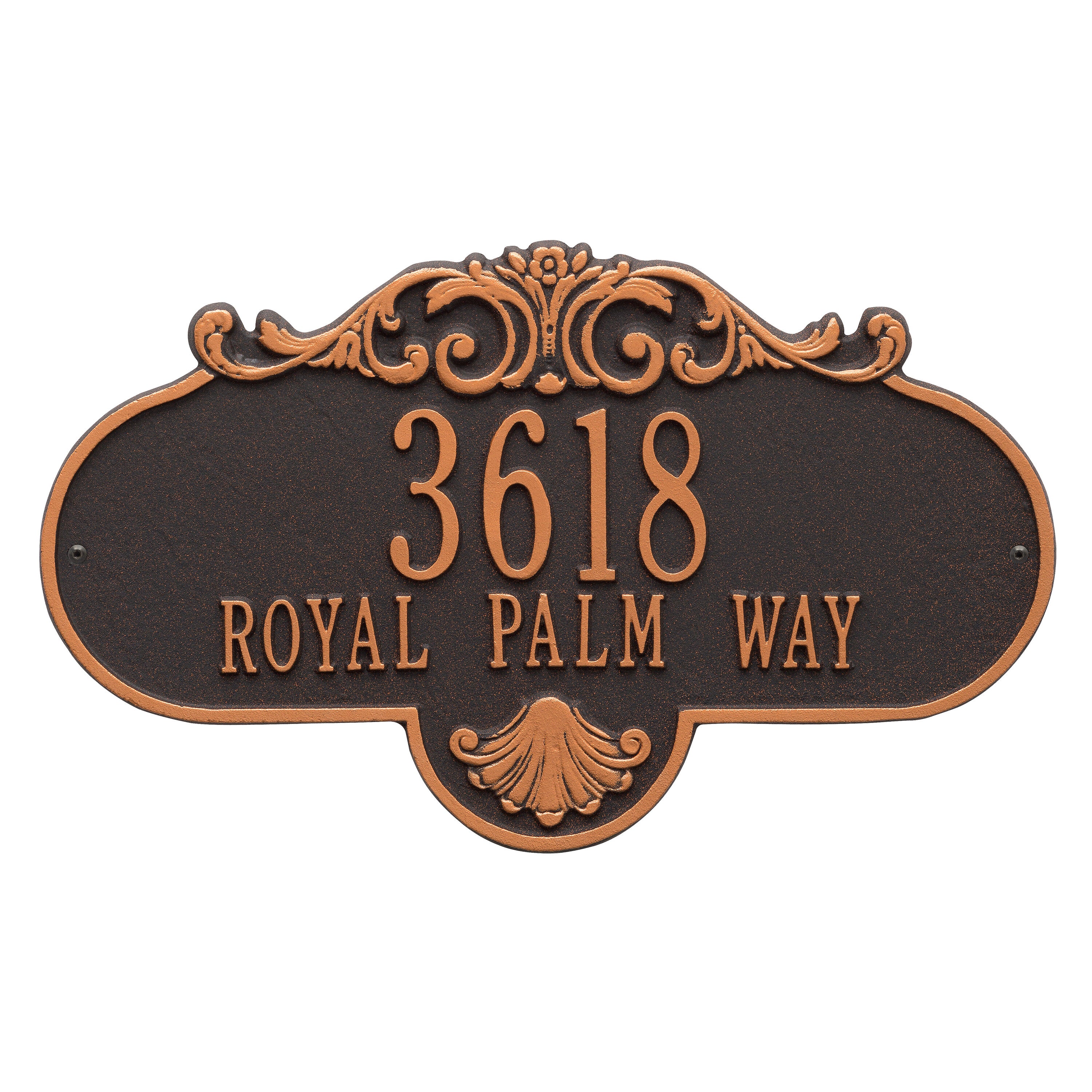 Rochelle Grande Wall Address Plaque
