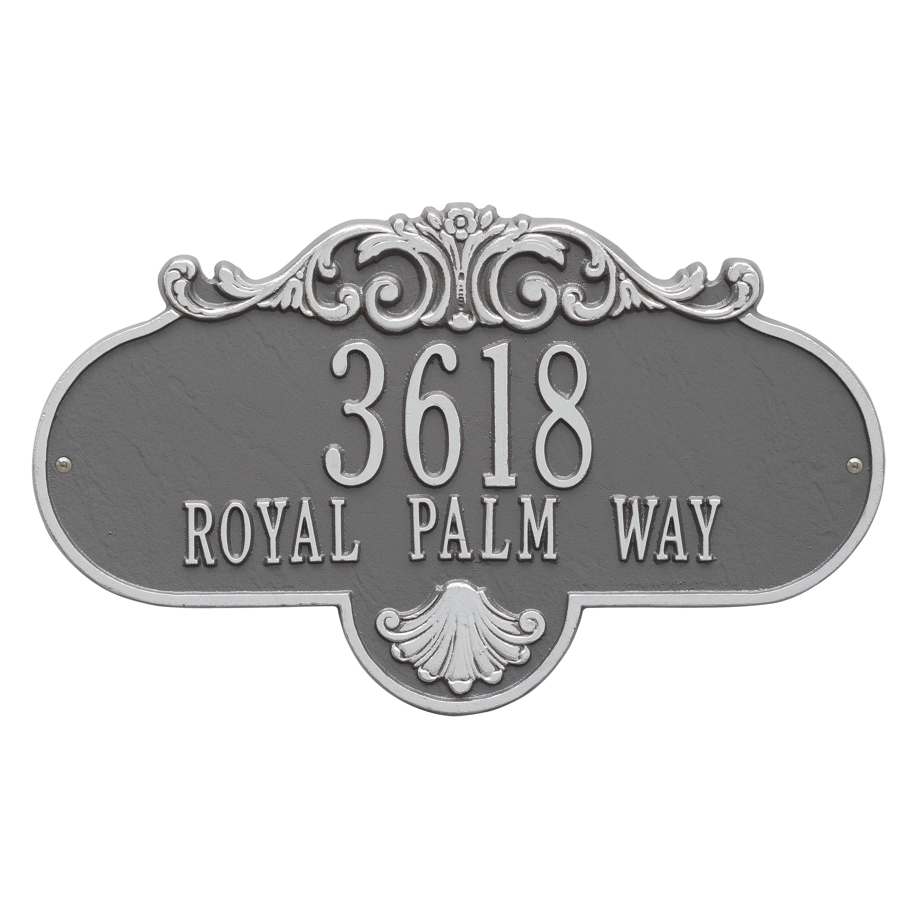 Rochelle Grande Wall Address Plaque