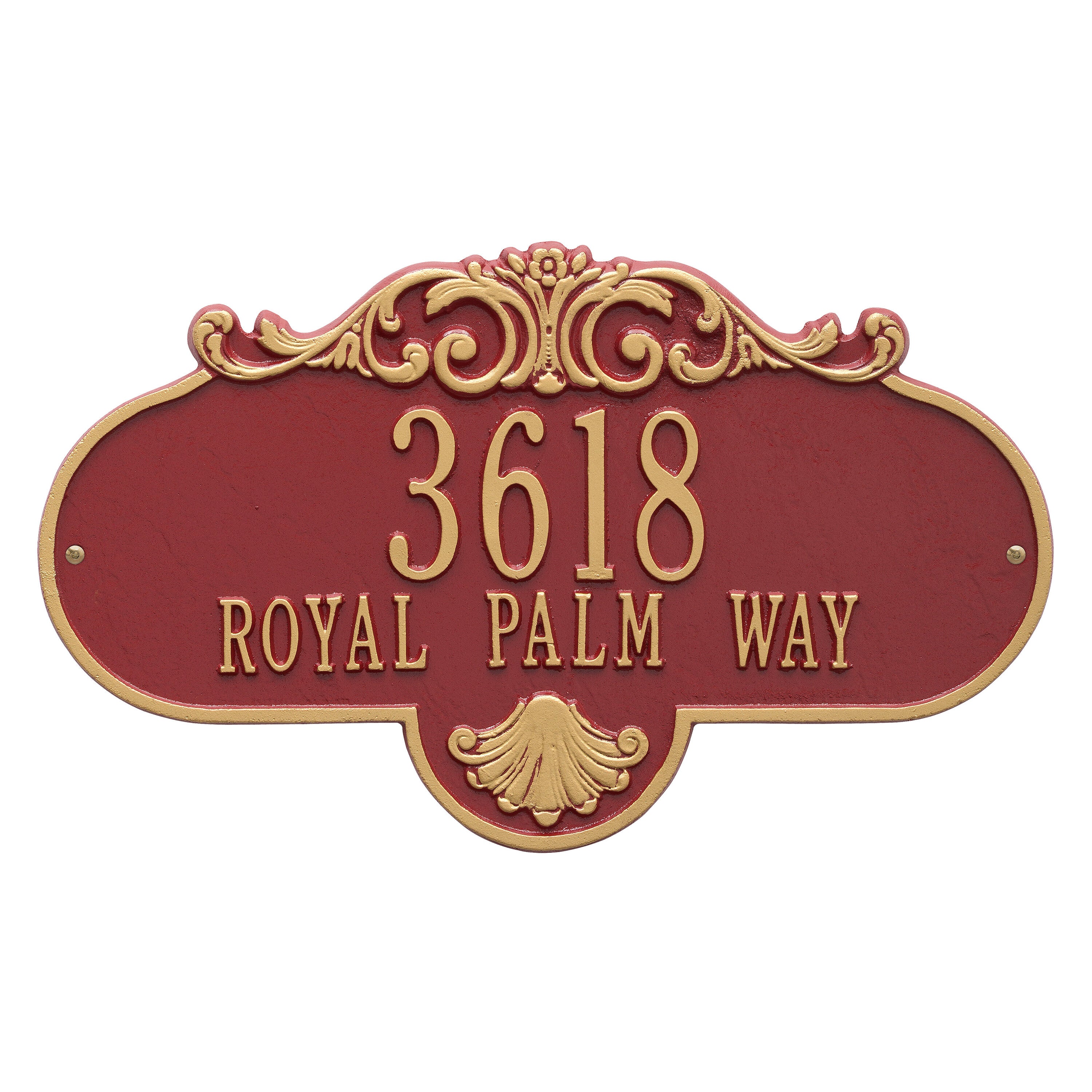 Rochelle Grande Wall Address Plaque