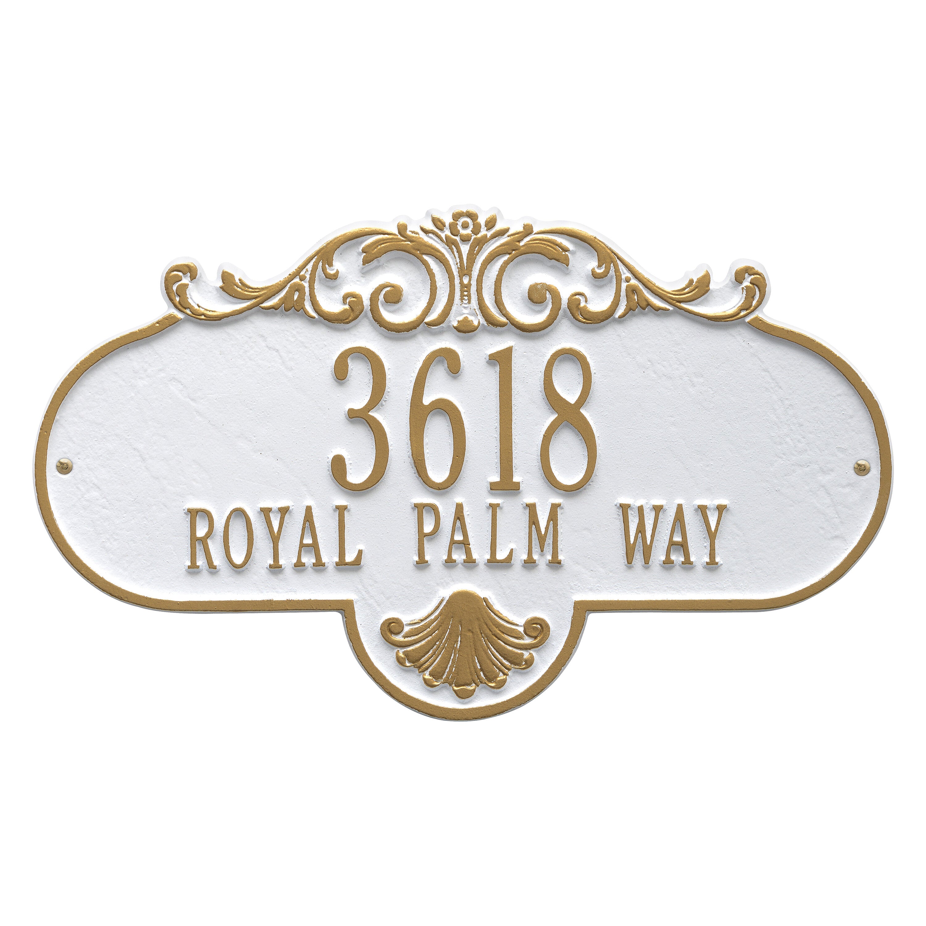 Rochelle Grande Wall Address Plaque