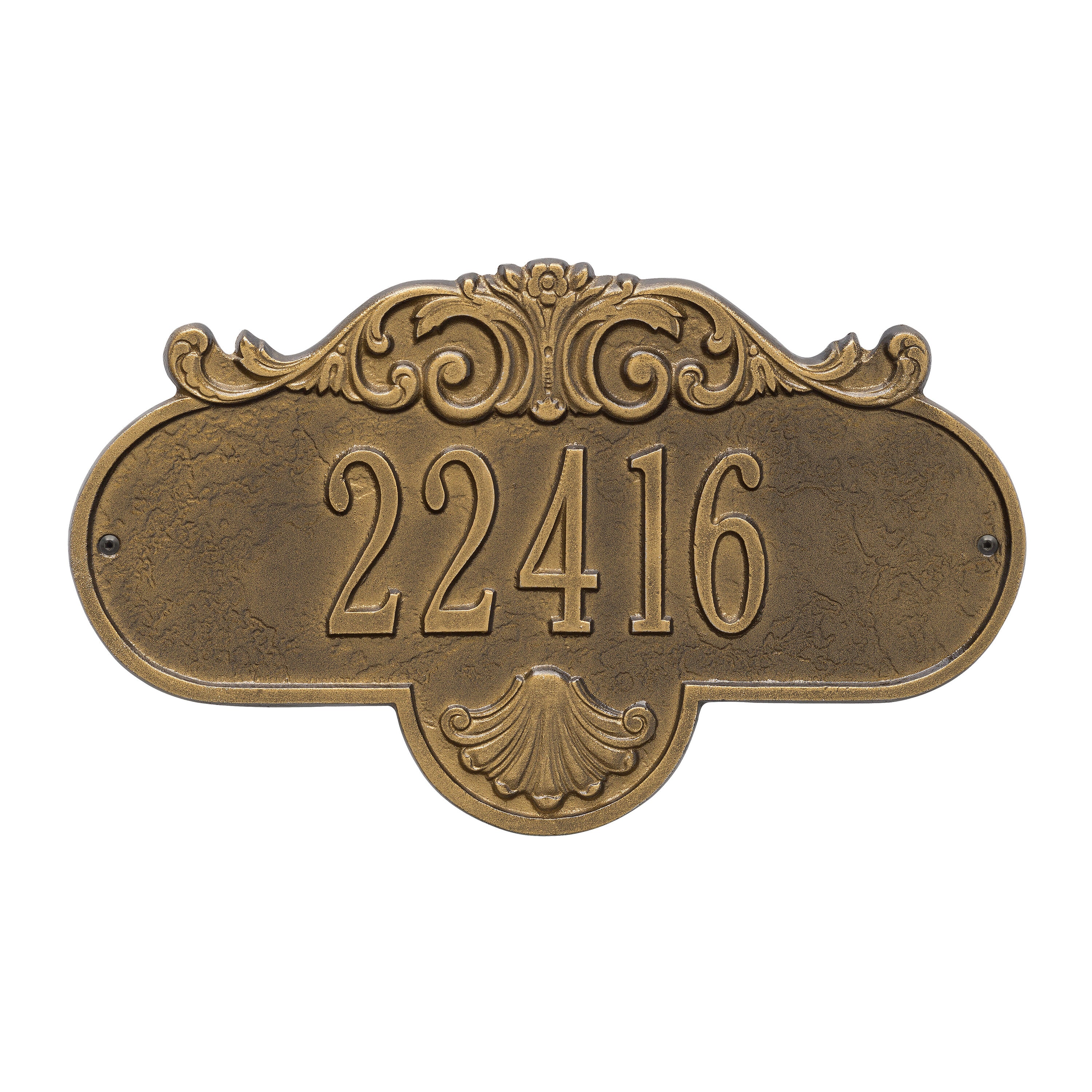 Rochelle Standard Wall Address Plaque