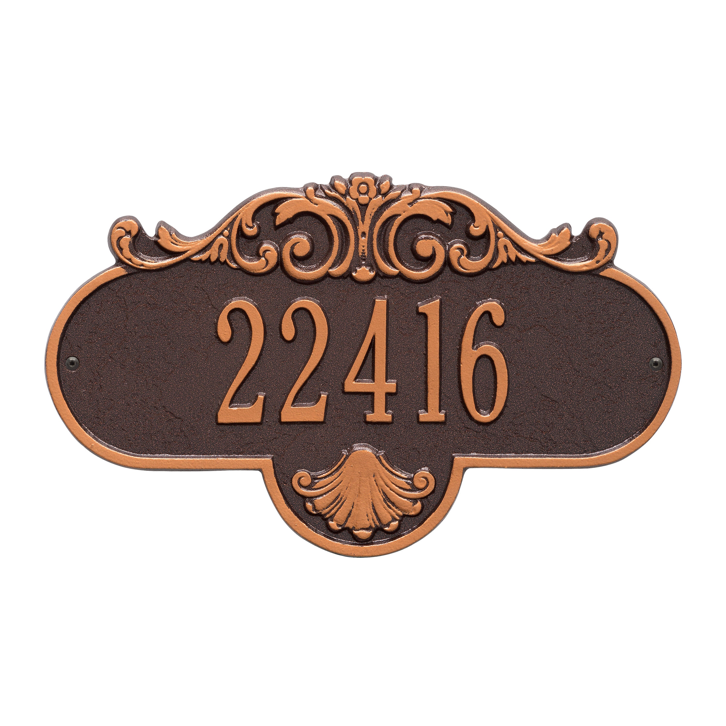 Rochelle Standard Wall Address Plaque