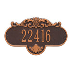 Rochelle Standard Wall Address Plaque