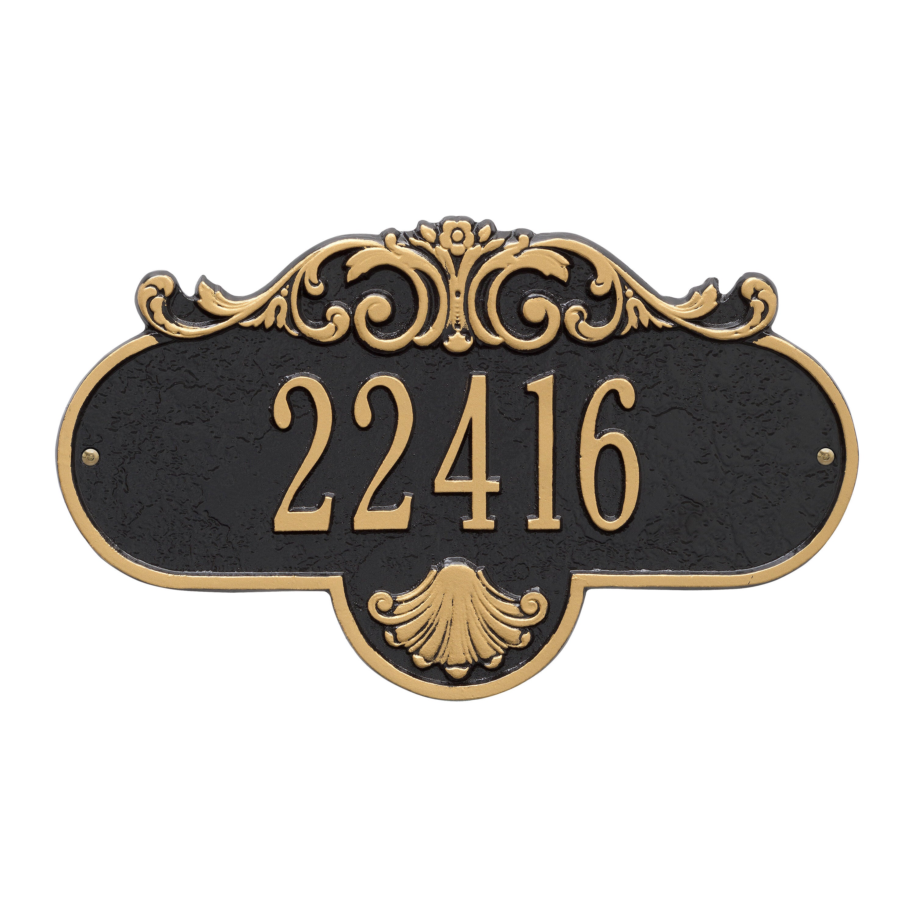 Rochelle Standard Wall Address Plaque